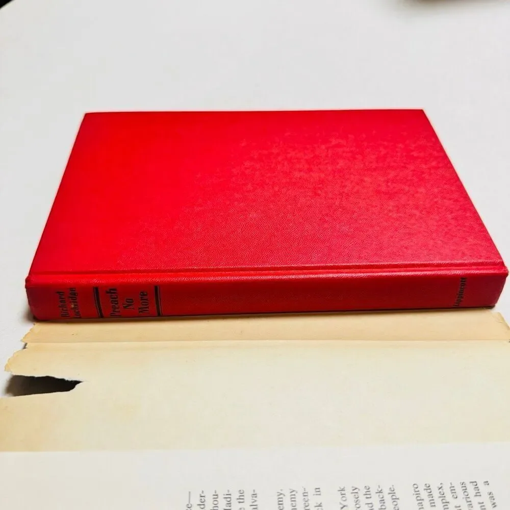 Preach No More Richard Lockridge Book Club Edition H/C 1970